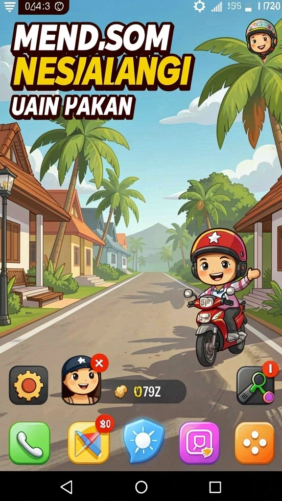 898a - Screenshot karakter yang sedang bertarung melawan musuh.
