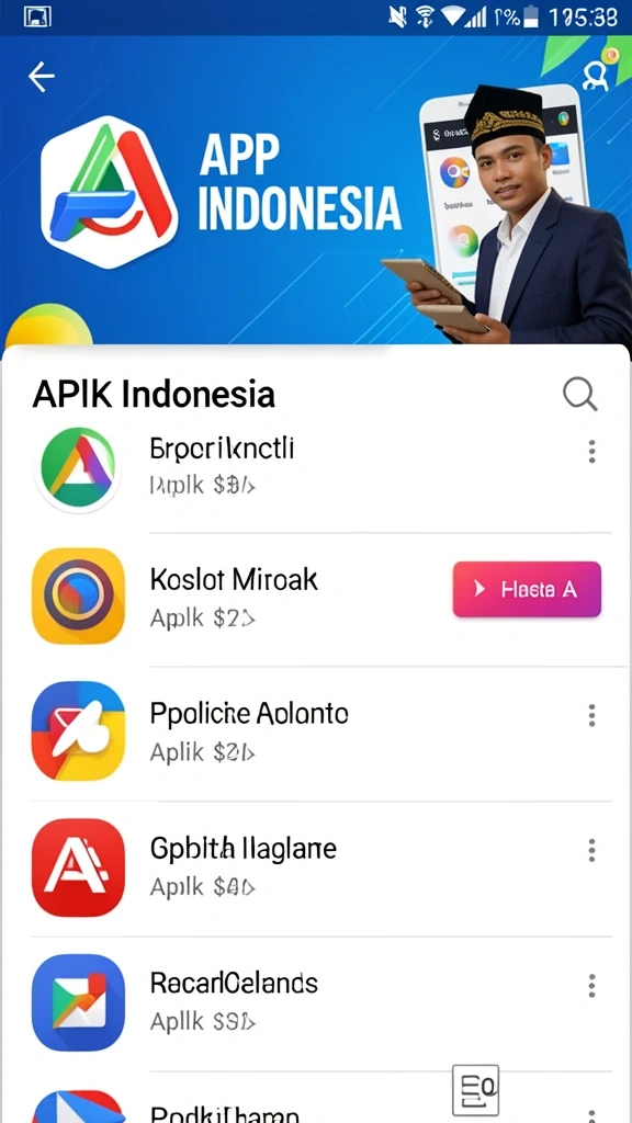 dy01 - Tampilan awal yang menarik dan penuh warna.