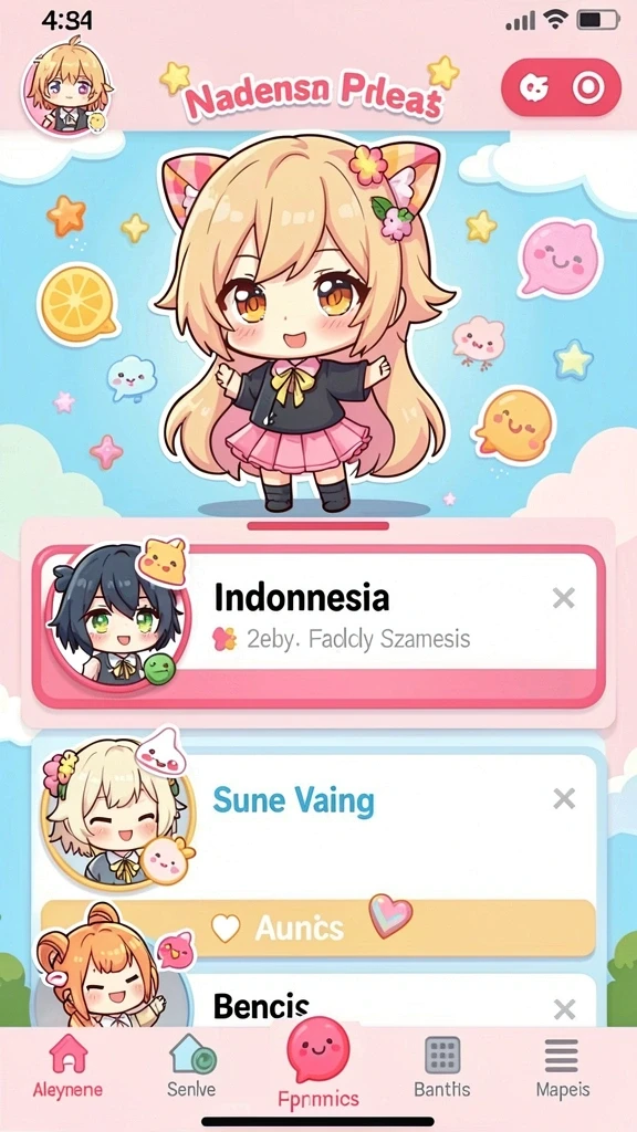 rpzzz - Screenshot menunjukkan perjalanan karakter utama melawan monster.